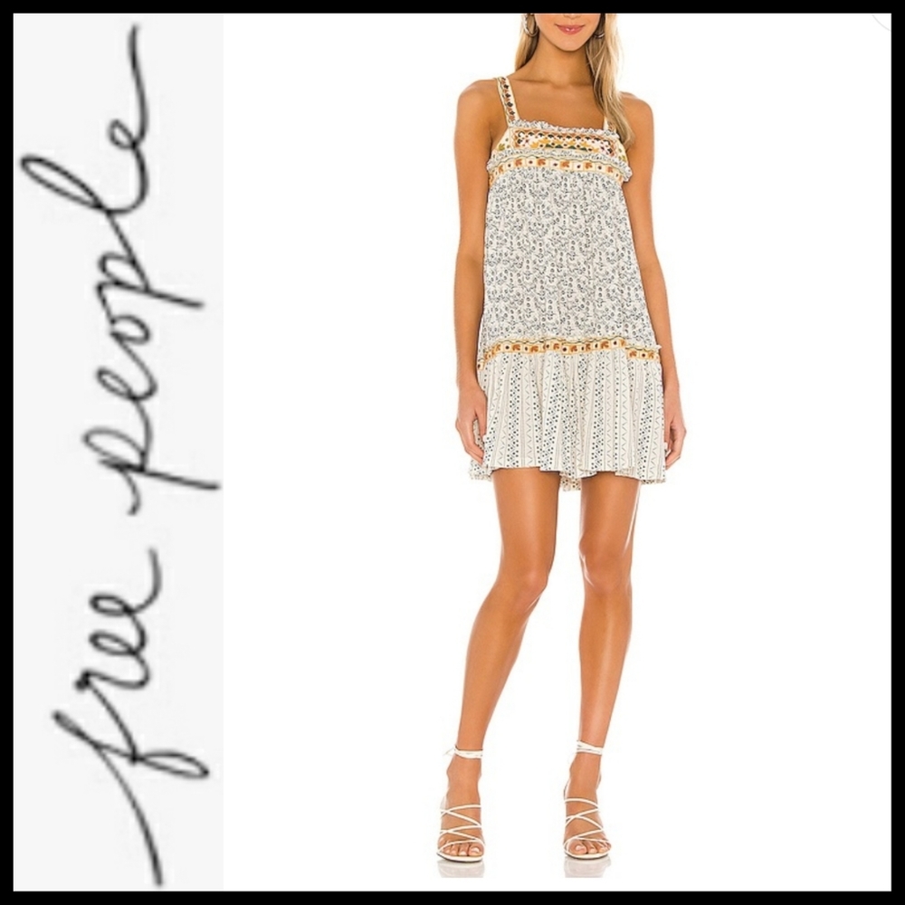 Free People Boarderline Tank Mini Dress